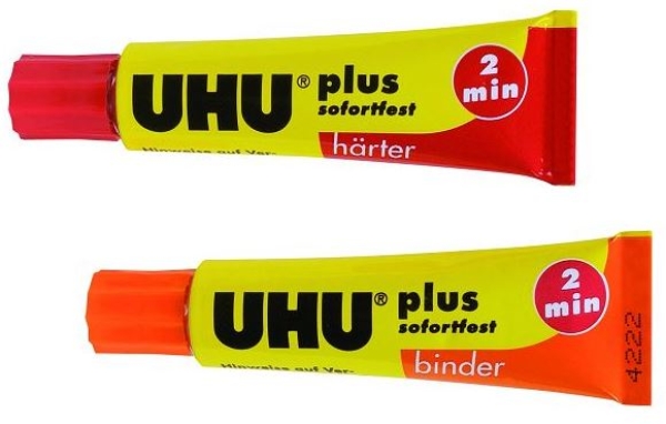 45705 UHU-plus Sofortfest 2min./rot 35g